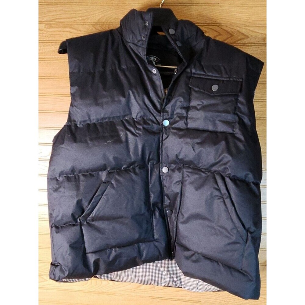 Large Victory Sportswear Vest Jacket Coat Solid Zipper Front Man Polyester JKT60